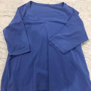 Caslon 2x 3/4 sleeve t-shirt. 2 small holes